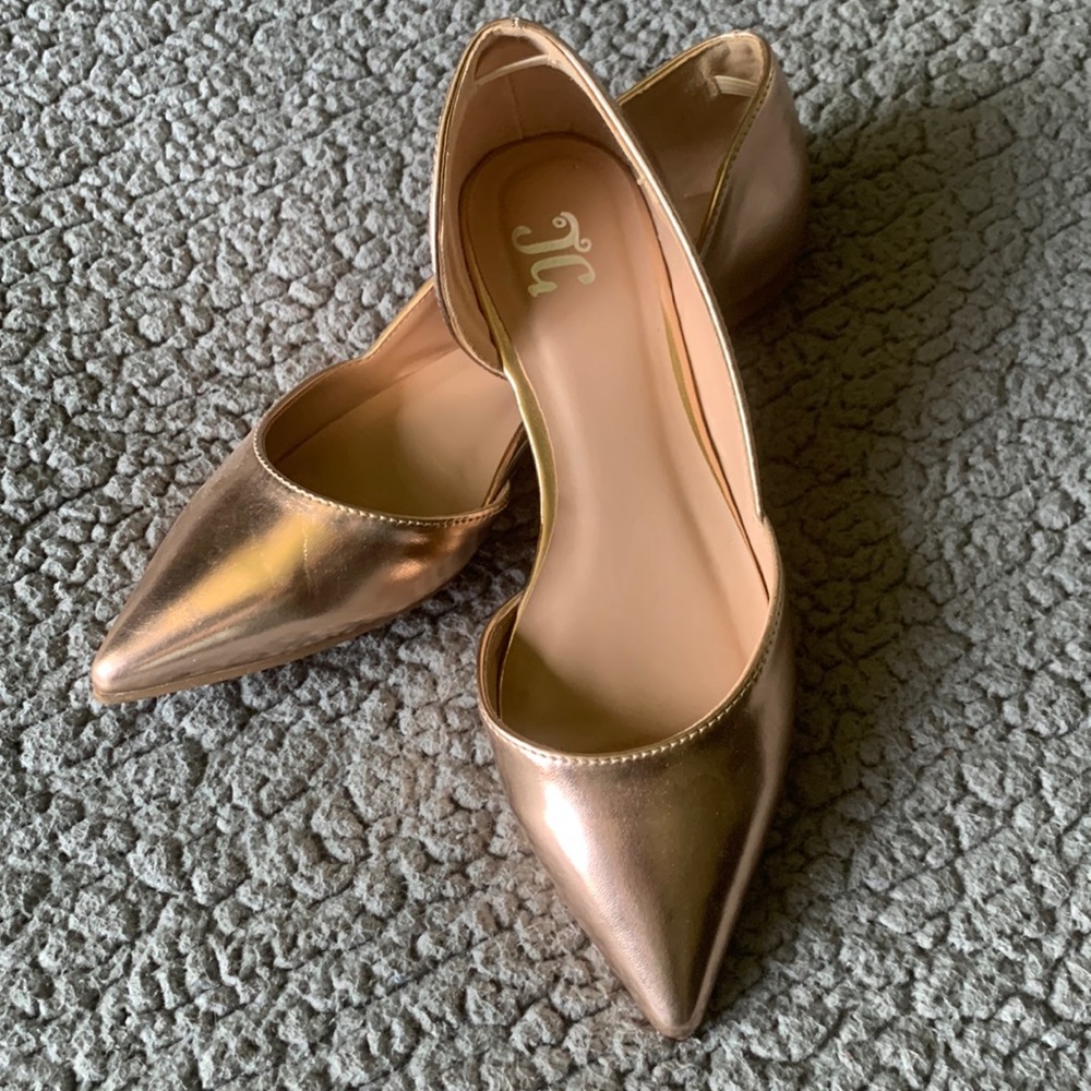 Rose Gold Flats